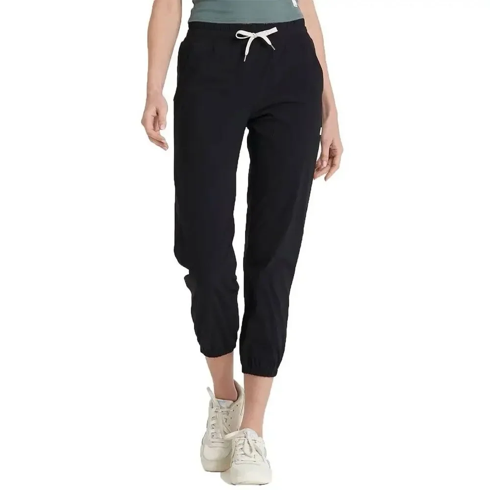 Vuori Miles Jogger Pants Womens Size XS Black Performance Stretch Active VW481 - Picture 1 of 8